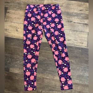 Pig  “Piggy Bank” LuLaRoe  Leggings size OS (0 - 12).
🟣Super RARE🟣